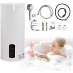 Wandhangende Elektrische Boiler 80L, 100L, 120L - Hoogwaardige Waterboiler met LED-scherm voor Keuken, Badkamer & Tuin