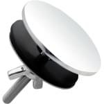 Waterkraan gatdeksel van roestvrij staal, keuken accessoire voor spoelbakgat - goede afdichting - 5 cm - zilverkleurig.