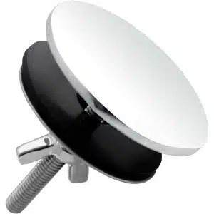 Waterkraan gatdeksel van roestvrij staal, keuken accessoire voor spoelbakgat - goede afdichting - 5 cm - zilverkleurig.