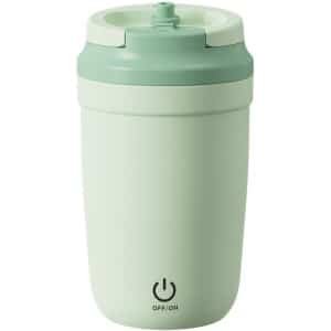 Zelfroerende mok, 350 ml/12 oz, oplaadbare roestvrijstalen elektrische koffiemok, geschikt voor melk, cacao, kantoor, keuken, reizen, enz. - milieuvriendelijk