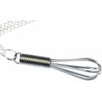 Zilveren Garde Ketting Keuken Accessoire voor Bakken en Koken 60cm