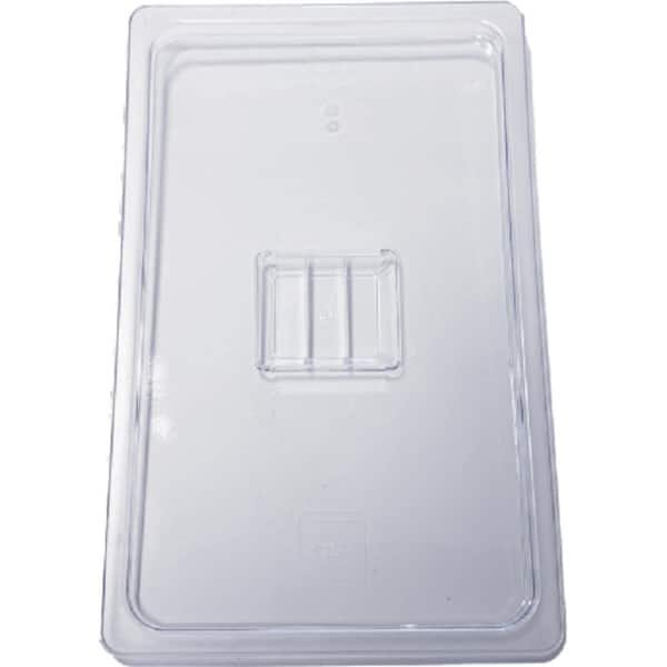 Ziva GN 1/1 Polycarbonaat Deksel - Gastronorm Deksel - 530x325mm Afmetingen - Duurzaam Transparant Polycarbonaat Materiaal - Voedselveilig Deksel - Professioneel Keuken Accessoire voor GN Containers