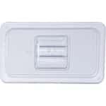 Ziva GN 1/3 Polycarbonaat Deksel - Gastronorm Deksel - 325x176mm Afmetingen - Duurzaam Transparant Polycarbonaat Materiaal - Voedselveilig Deksel - Professioneel Keuken Accessoire voor GN Containers