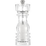 Zoutmolen Acryl - Keuken Accessoire - Kruiden Malen - Keramisch Mechanisme - 18.7 cm - Transparant