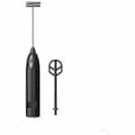 Zwarte Oplaadbare Handmixer | Elektrische Eierklopper & Melkschuimer voor Bakken en Keuken