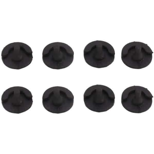 aladdien - Air Fryer Siliconen Bumpers - Krasbestendig - Hittebestendig - Ronde Warmte Isolatie - Keuken Accessoire - Geschikt voor Frituren - Set v..