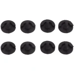 aladdien - Air Fryer Siliconen Bumpers - Krasbestendig - Hittebestendig - Ronde Warmte Isolatie - Keuken Accessoire - Geschikt voor Frituren - Set v..