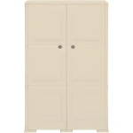 vidaXL Opbergkast hout-look angorawit kunststof Opslagkast - Kast - Opberger - Woonaccessoires - Keuken Accessoires